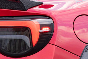 VALENTI JEWEL LED TAIL LAMP ULTRA LIGHT SMOKE BLACK CHROME FOR TOYOTA 86 ZN6 SUBARU BRZ ZC6  TT86ZU-SB-1