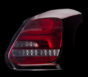 VALENTI JEWEL LED TAIL LAMP REVO LIGHT SMOKE RED LENS CHROME FOR SUZUKI ZC33S SWIFT SPORT TSZC33-SRC-1