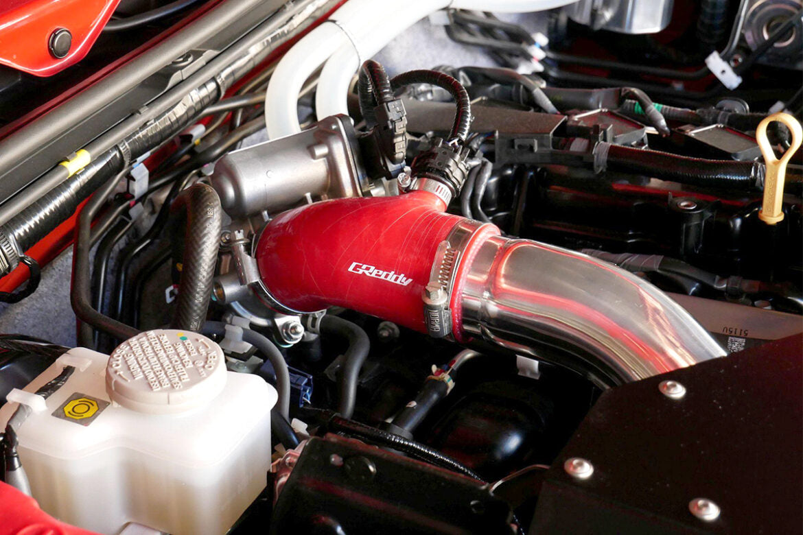GREDDY INTAKE HOSE SILICONE RED FOR SUZUKI JIMNY SIERRA 3BA-JB74W) NOMAD 3BA-JC74W K15B 11990401