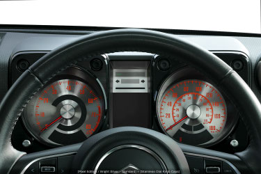 RETROACTIVE PIXEL EDITION / BRIGHT SILVER - PREMIUM SILVER NEEDLE FOR SUZUKI JIMNY JB64 1ST GEN WITH SSS 2018/07-2021/08 RETROACTIVE-00127