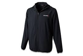 NISSAN POCKETABLE HOODIE JACKET BLACK S KWA0450RB1