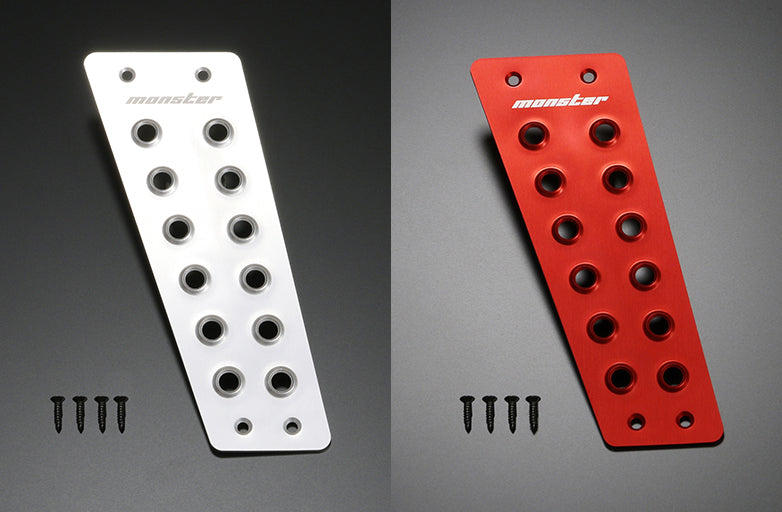 MONSTER SPORT FOOTREST COVER CLEAR SILVER FOR SUZUKI SWIFT SPORTS ZC32S ZC33S 841502-4800M