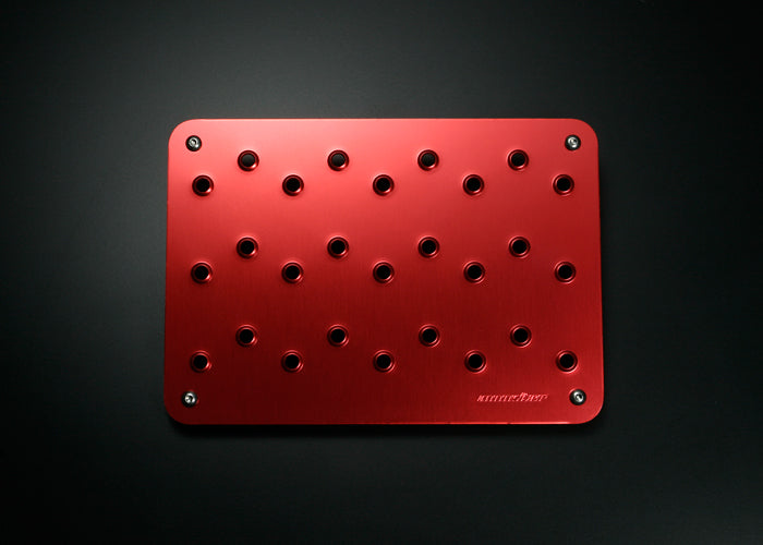 MONSTER SPORT ALUMINUM HEEL PLATE RED 848120-0000M