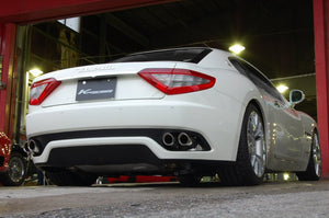KREISSIEG CAT-BACK F1 SOUND VALVETRONIC EXHAUST SYSTEM STAINLESS STEEL FLOATING CURL TAIL SANDBLASTED KSG LOGO MARK FOR S SEMI-AT WITH VARIABLE FUNCTION FOR MASERATI GRAND TURISMO S SEMI AT MGT-04-STAINLESS-GRANTURISMO-S-SEMI-AT-YES