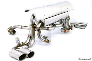 KREISSIEG F1 SOUND VALVETRONIC EXHAUST SYSTEM ULTIMATE VER. STAINLESS STEEL FLOATING CURL TAIL SANDBLAST KSG LOGO MARK FOR FERRARI F360 CHALLENGE STRADALE F360-12-STAINLESS-M27-CHALLENGE