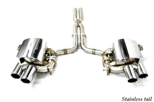 KREISSIEG CAT-BACK F1 SOUND VALVETRONIC EXHAUST SYSTEM TITANIUM FLOATING CURL TAIL SANDBLASTED KSG LOGO MARK FOR S SEMI-AT WITHOUT VARIABLE FUCTION FOR MASERATI GRAND TURISMO S SEMI AT MGT-04-TITANIUM-GRANTURISMO-S-SEMI-AT-NA