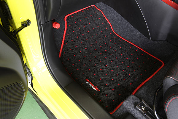 MONSTER SPORT FLOOR MATS SET FOR SUZUKI SWIFT SPORT ZC33S ZC13S ZC43S ZC53S ZD53S ZC83S ZD83S 894550-7600M