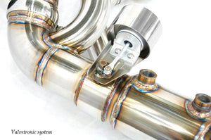 KREISSIEG HEADER BACK F1 SOUND VALVETRONIC EXHAUST SYSTEM TITANIUM FLOATING CURL TAIL SANDBLASTED KSG LOGO MARK FOR PORSCHE 997 TURBO  P997T-01-TITANIUM