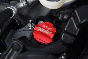 MONSTER SPORT OIL FILLER CAP ONE TOUCH TYPE RED COLOR FOR  293130-9600M