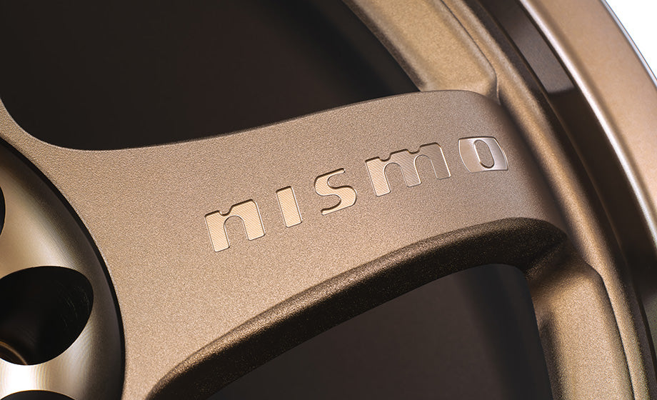 NISMO LM GT4 ALUMINUM ROAD WHEEL MACHINING LOGO VERSION 18X9.0J +22 5X114.3 BRONZE (ANODIZED ALUMINUM) FOR NISSAN SKYLINE BNR32 4030S-RS110-BR