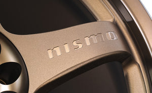 NISMO LM GT4 EVO ALUMINUM ROAD WHEEL MACHINING LOGO VERSION 19X10.0J +15 5X114.3 BRONZE ALUMITE 4030S-RS260-BR