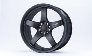 NISMO LM GT4 EVO ALUMINUM ROAD WHEEL MACHINING LOGO VERSION 19X9.0J +39 5X114.3 MATT GUN BLACK 4030S-RS210-MG