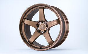 NISMO LM GT4 EVO ALUMINUM ROAD WHEEL MACHINING LOGO VERSION 19X9.5J +50 5X114.3 BRONZE ALUMITE 4030S-RS240-BR