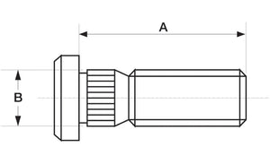 NISMO LONG HUB BOLTS 14.3-50 X 10 SET 40222-RS035