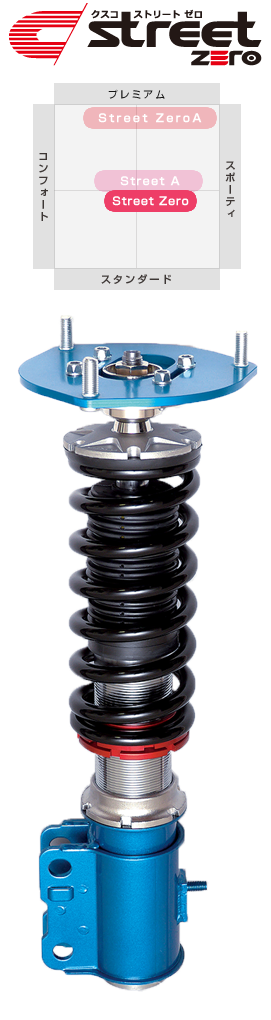 CUSCO STREET ZERO HEIGHT ADJUSTABLE SUSPENSION KIT FOR NISSAN SILVIA S13 CA18DE CA18DET 220 61P CN