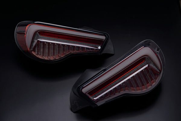 VALENTI JEWEL LED TAIL LAMP ULTRA LIGHT SMOKE RED CHROME LIMITED