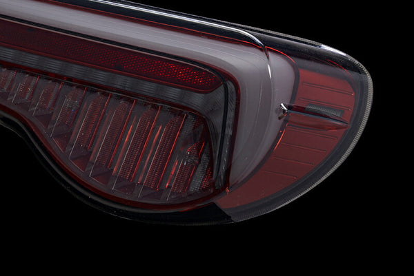 VALENTI JEWEL LED TAIL LAMP ULTRA LIGHT SMOKE RED CHROME LIMITED