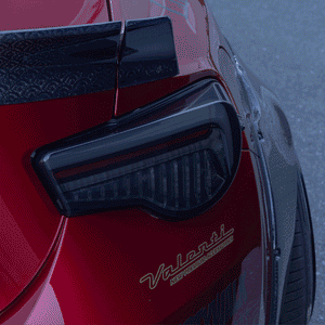 VALENTI JEWEL LED TAIL LAMP ULTRA LIGHT SMOKE RED CHROME LIMITED COLOR FOR TOYOTA 86 ZN6 SUBARU BRZ ZC6  TT86ZU-SR-1