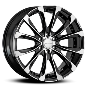 WALD JARRET J11-C 1-6 1-5 22x10.5 WITH OVER FENDER SILVER BLACK FOR TOYOTA PRADO 150 HILUX WALD-00035