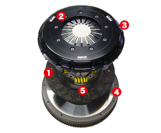 HKS LIGHT ACTION LA CLUTCH KIT FOR TOYOTA GR86 ZN8 SUBARU BRZ ZD8 FA24 26010-AT002