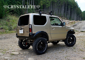 CRYSTAL EYE 3D HOLE FULL LED TAIL V2 FLOWING TURN SIGNAL BLACK TYPE FOR SUZUKI JIMNY JB23 J205BK