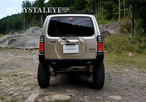 CRYSTAL EYE 3D HOLE FULL LED TAIL V2 FLOWING TURN SIGNAL BLACK TYPE FOR SUZUKI JIMNY JB23 J205BK