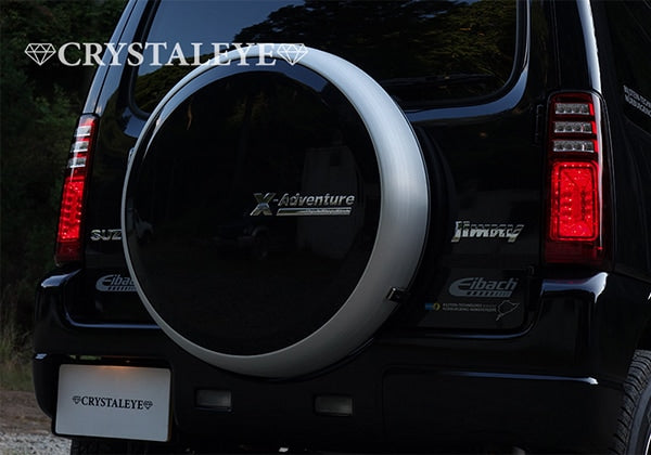 CRYSTAL EYE 3D HOLE FULL LED TAIL V2 FLOWING TURN SIGNAL RED CLEAR TYPE FOR SUZUKI JIMNY JB23 J205RC