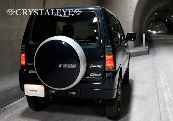 CRYSTAL EYE 3D HOLE FULL LED TAIL V2 FLOWING TURN SIGNAL SMOKE TYPE FOR SUZUKI JIMNY JB23 J205SM