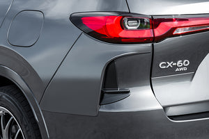 AUTOEXE REAR SIDE COWL MACHINE GRAY PREMIUM METALLIC PAINTED FOR MAZDA CX-60 KH-07 KHA1V30602M