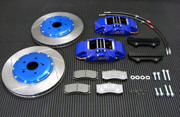 APP BRAKE CALIPER KIT HEAT-RESISTANT POWDER COATING (BLUE) FRONT 6 PISTON WC61 FOR SUBARU LEGACY TOURING WAGON (LEGACY TOURINGWAGON) BP5 BPE WC61P-BL5