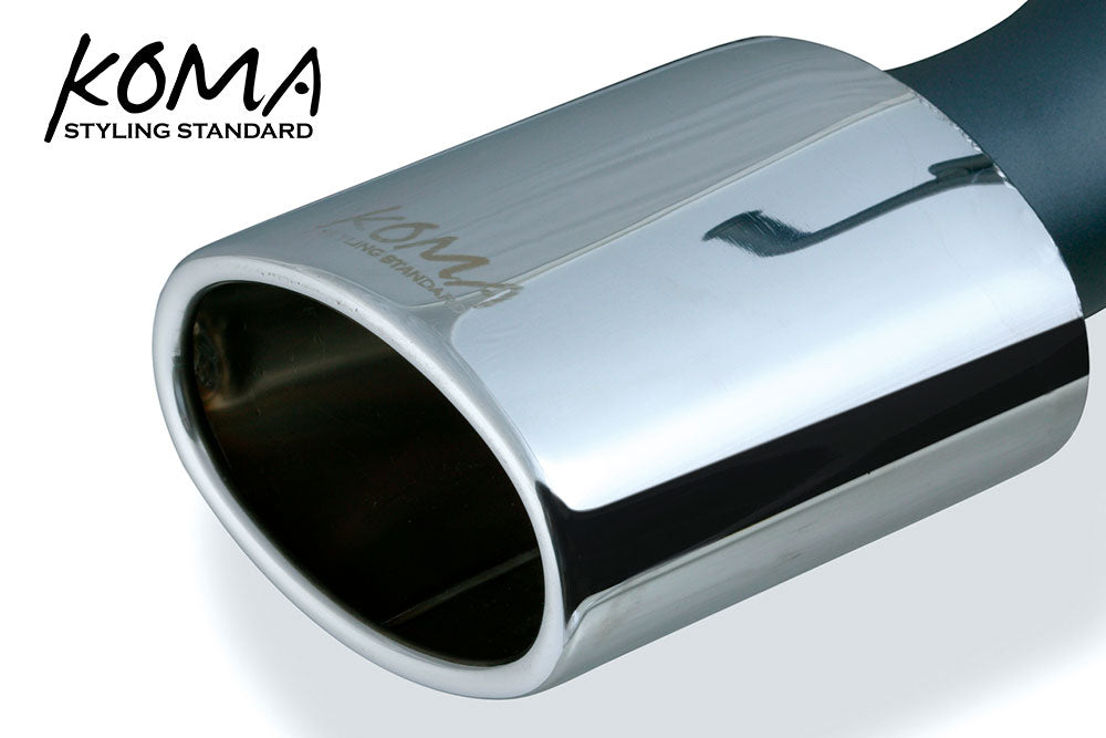 5ZIGEN KOMA EXHAUST FOR TOYOTA HIACE CBA-TRH229W KMT-005 - Black 