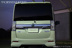 CRYSTAL EYE 3D HOLE FIBER FULL LED TAIL CLEAR FOR DAIHATSU TANTO CUSTOM LA600S LA610S ZENKI J136-CL