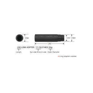 RAYS No.2 L80 LONG ADAPTER 19-21HEX 7419000000002