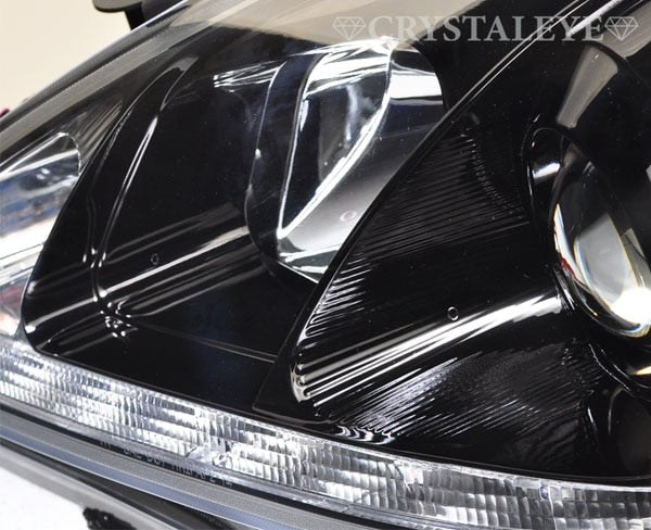 CRYSTAL EYE GSE20 21 25 LATE MODEL L-LINE POSITION BUILT-IN HEADLIGHT BLACK CHROME FOR LEXSUS LEXUS IS 20 EARLY MID-TERM S171BC