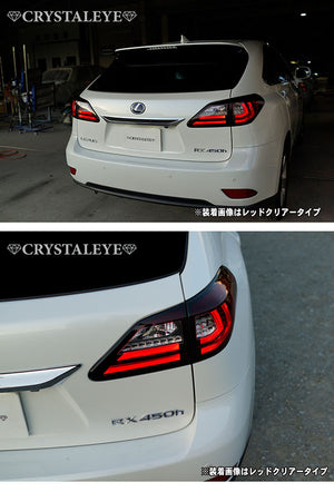 CRYSTAL EYE FIBER LED TAIL V2 RED CLEAR FOR LEXSUS LEXUS RX 10 RX270 350 450H S215-RC