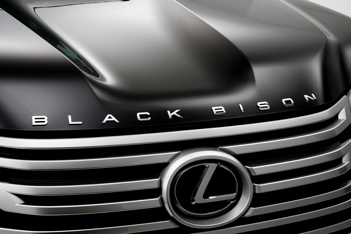 WALD SEPARATE BLACK BISON EMBLEM FOR LEXUS LX600 3BA-VJA310W  WALD-00017