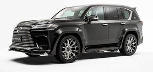 WALD 24 INCH SILVER BLACK OVER FENDER SIZE 10.5J X ET-5 FOR LEXUS LX600 3BA-VJA310W  WALD-00012