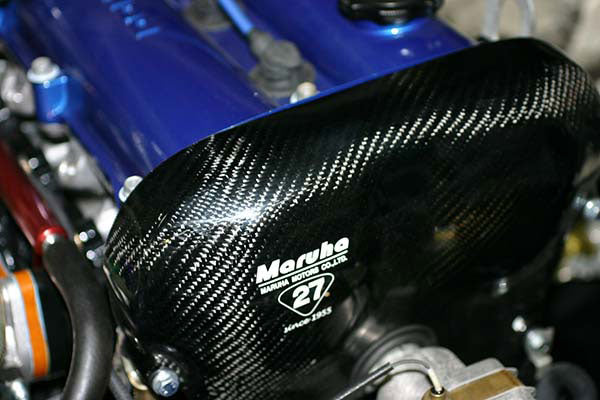 MARUHA MOTORS CARBON TIMING COVER MARUHA27 LOGO FRONT FOR MAZDA ROADSTER NA MAR21060100