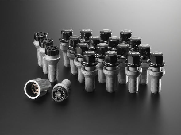 TWS LOCK BOLT INSTALLATION KIT: 16 LUG BOLTS / 4 WHEEL LOCK BOLTS / 2 KEY ADAPTERS FOR  TWSMC02K