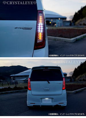 CRYSTAL EYE CRYSTAL FIBER FULL LED TAIL, INNER RED FOR SUZUKI WAGON R STINGRAY MH34 44S J142-IR
