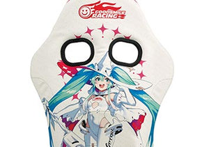 BRIDE ZETA IV RACING MIKU 2024 VER. WHITE FRP SILVER SHELL SEAT HA1RM3