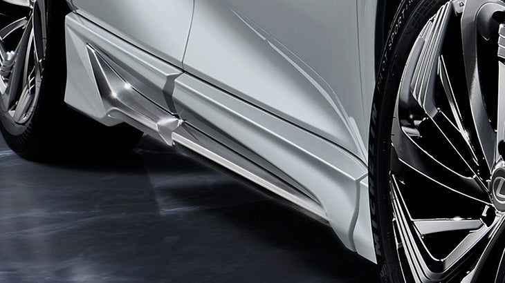 MODELLISTA SIDE SKIRT GRAPHAITE BLACK FOR LEXUS RX ALA10 ALH10 RX350H RX450H+ RX500H LF SPORT F SPORT PERFORMANCE MSD44-48001-C0