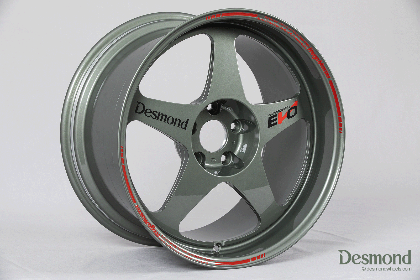 DESMOND REGAMASTER EVO II 17X9.5 +45 5X114.3 GLOSS NEW ALMIGHTY GRAY (NAG) FOR  DESMOND-00645