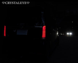 CRYSTAL EYE CRYSTAL FIBER FULL LED TAIL LAMP V2 SEQUENTIAL TURN SIGNAL TYPE SMOKE FOR HONDA N-BOX CUSTOM JF1 JF2 J195-SM