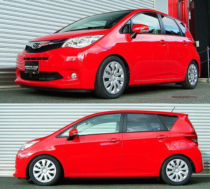 RS-R BEST-I COILOVER SUSPENSION RECOMMENDED SPRING RATE FOR SUBARU TREZIA NCP120X BIT445M