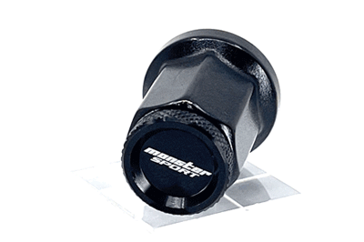 MONSTER SPORT HEPTAGON WHEEL NUTS M12XP1.5 16PCS BLACK ZZTN52-16BK