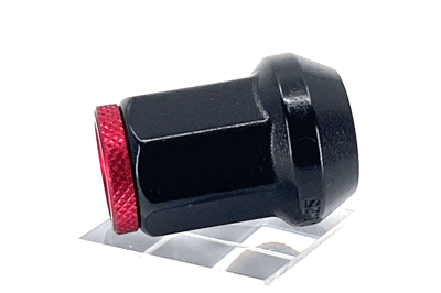 MONSTER SPORT HEPTAGON WHEEL NUTS M12XP1.5 16PCS RED ZZTN52-16R