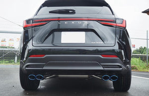 EXART ONE MUFFLER SPORTS SOUND TITANIUM OVAL TAILPIPE (110MM X 70MM 4 PIPES) EXHAUST EXHAUST FOR LEXUS NX450H+ A25A-FXS EA02-LX112-T