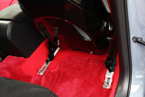 M&M HONDA STAINLESS STEEL 4-POINT SEAT BELT BRACKET CENTER AND DOOR SIDE 1 SET FOR 	HONDA CIVIC FL5 01710-FL5-M003-SET