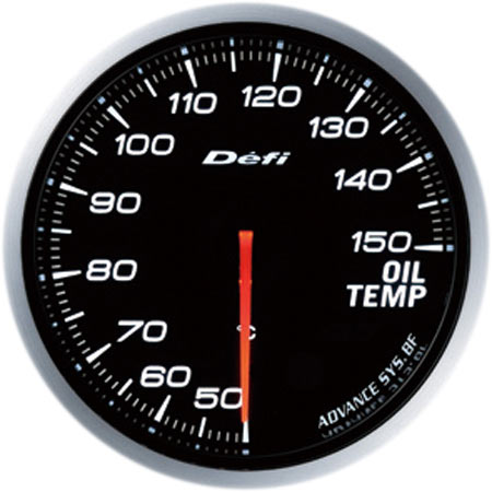 DEFI ADVANCE BF OIL TEMPERATURE GAUGE WHITE FOR  DF10401